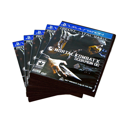 5 Count DVD Case & Mylar Bag - Design 025 - 3.5 Capacity