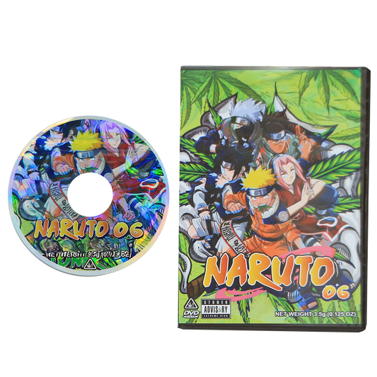 5 Count DVD Case & Mylar Bag - Design 026 - 3.5 Capacity