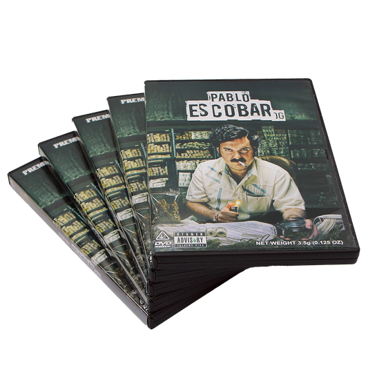 5 Count DVD Case & Mylar Bag - Design 028 - 3.5 Capacity