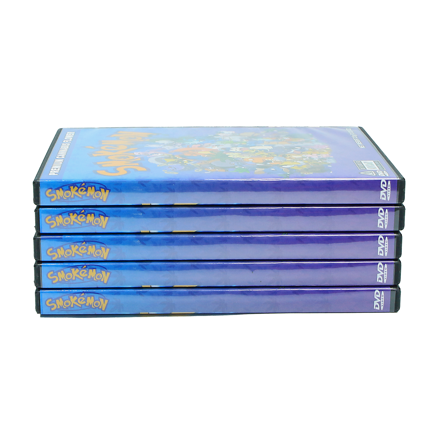 5 Count DVD Case & Mylar Bag - Design 030 - 3.5 Capacity