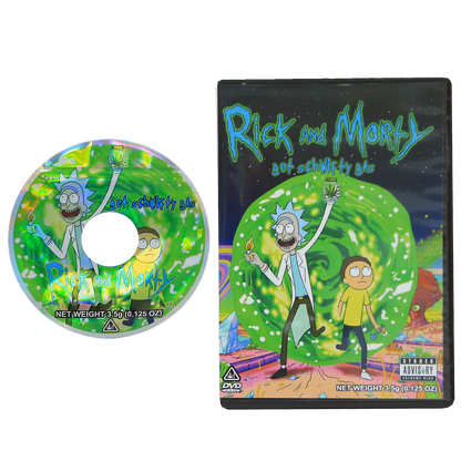 5 Count DVD Case & Mylar Bag - Design 032 - 3.5 Capacity