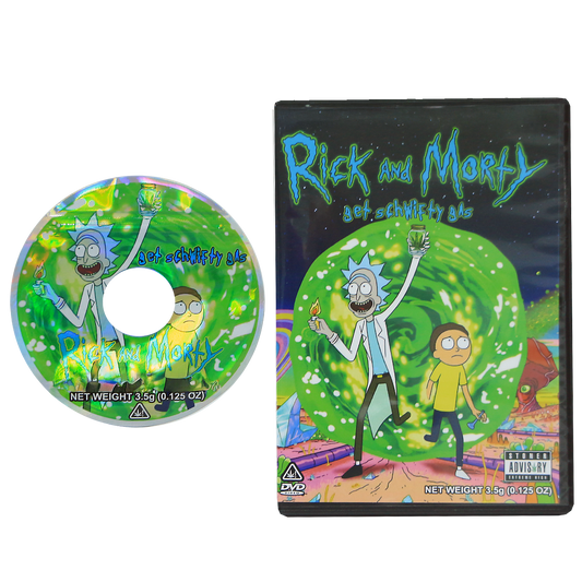 5 Count DVD Case & Mylar Bag - Design 032 - 3.5 Capacity