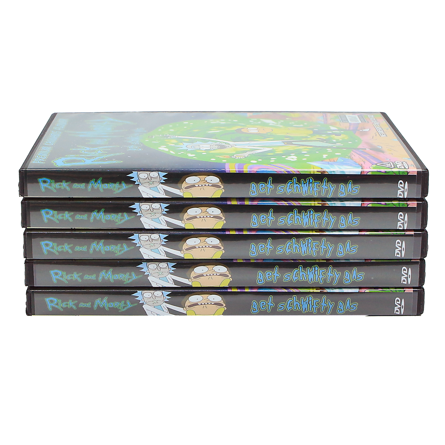 5 Count DVD Case & Mylar Bag - Design 032 - 3.5 Capacity