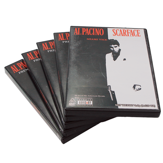 5 Count DVD Case & Mylar Bag - Design 033 - 3.5 Capacity