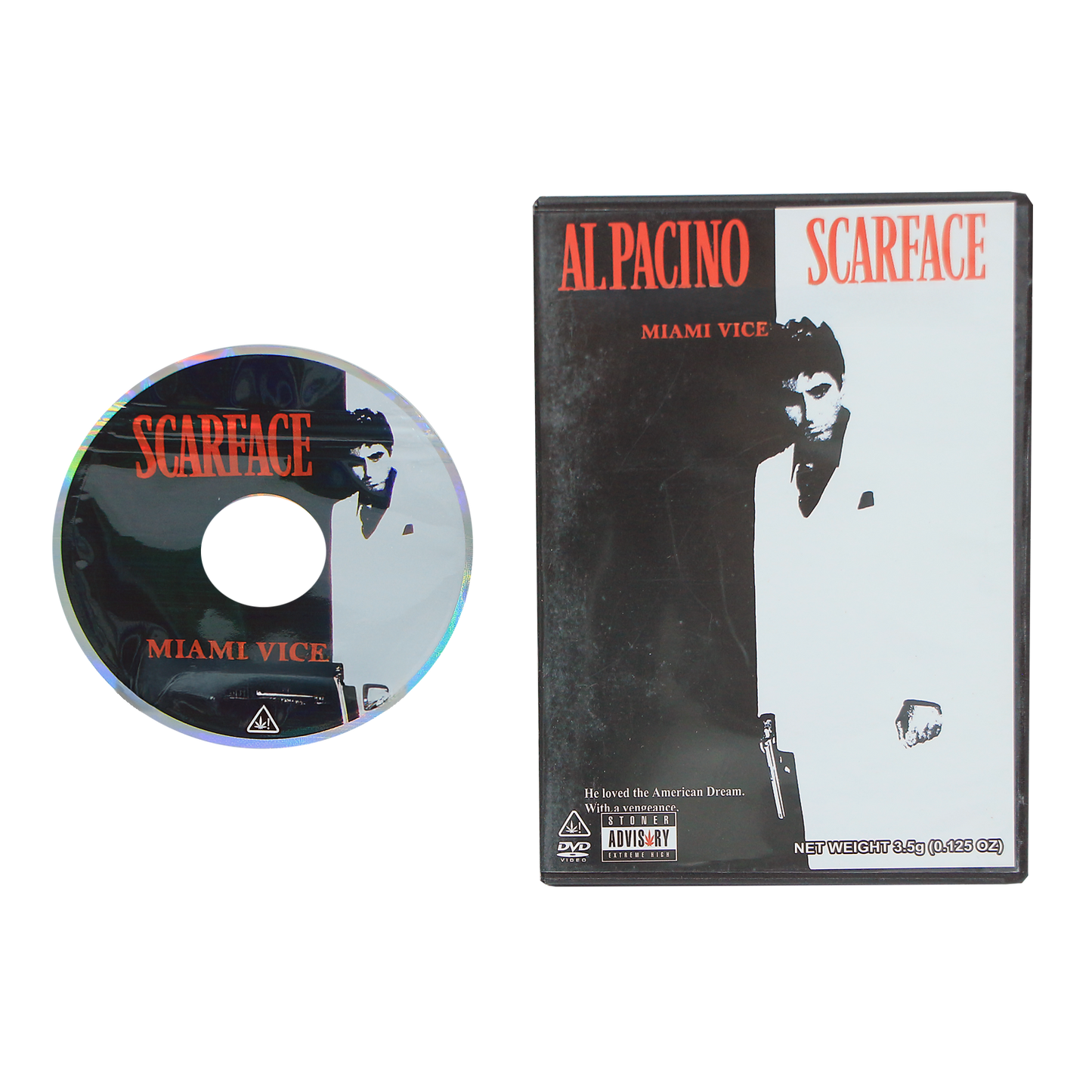 5 Count DVD Case & Mylar Bag - Design 033 - 3.5 Capacity