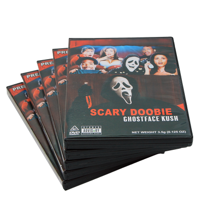 5 Count DVD Case & Mylar Bag - Design 034 - 3.5 Capacity