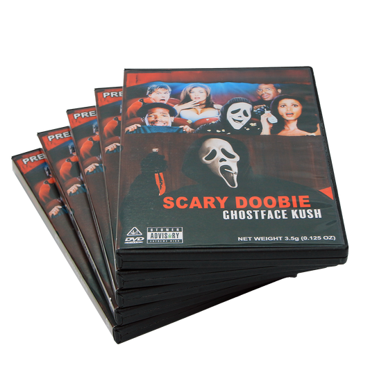 5 Count DVD Case & Mylar Bag - Design 034 - 3.5 Capacity