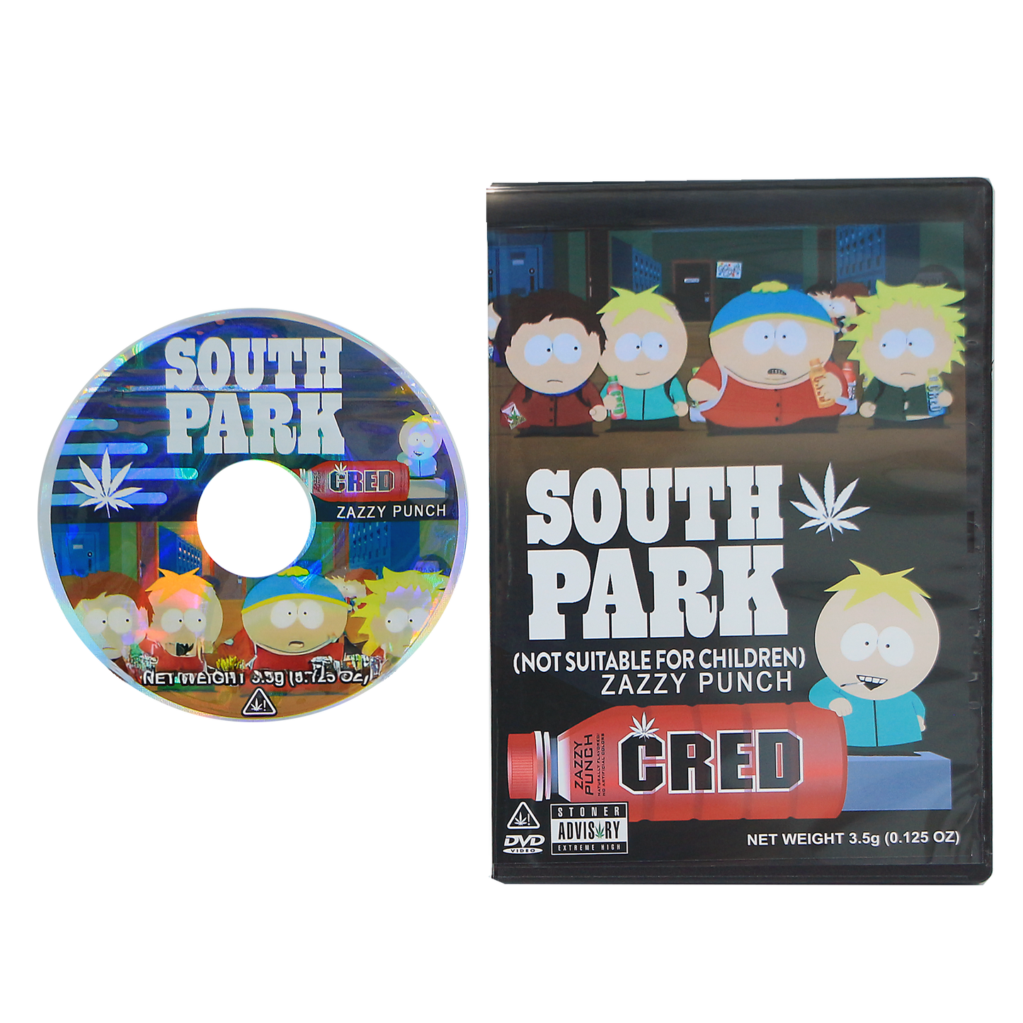 5 Count DVD Case & Mylar Bag - Design 035 - 3.5 Capacity