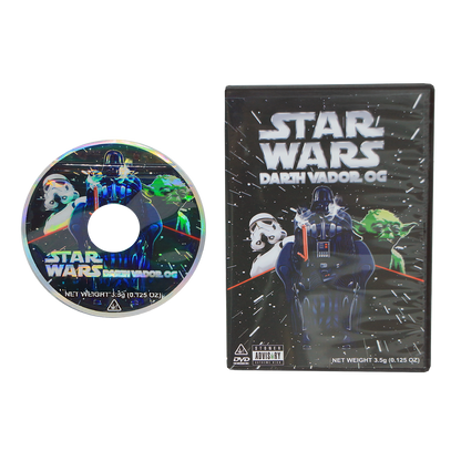 5 Count DVD Case & Mylar Bag - Design 037 - 3.5 Capacity