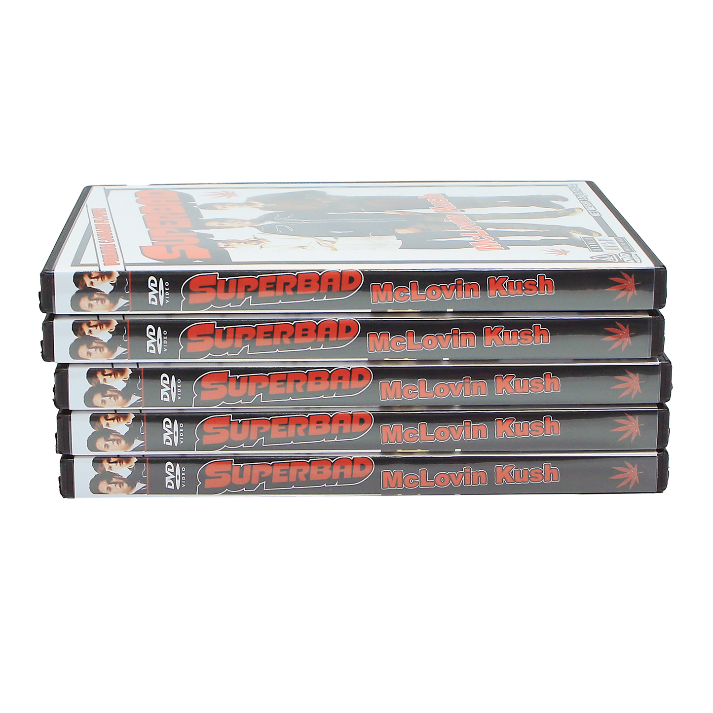 5 Count DVD Case & Mylar Bag - Design 039 - 3.5 Capacity