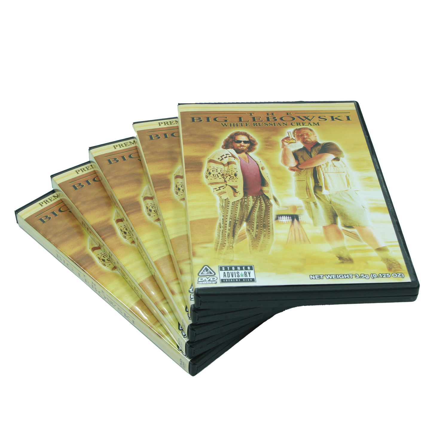 5 Count DVD Case & Mylar Bag - Design 041 - 3.5 Capacity