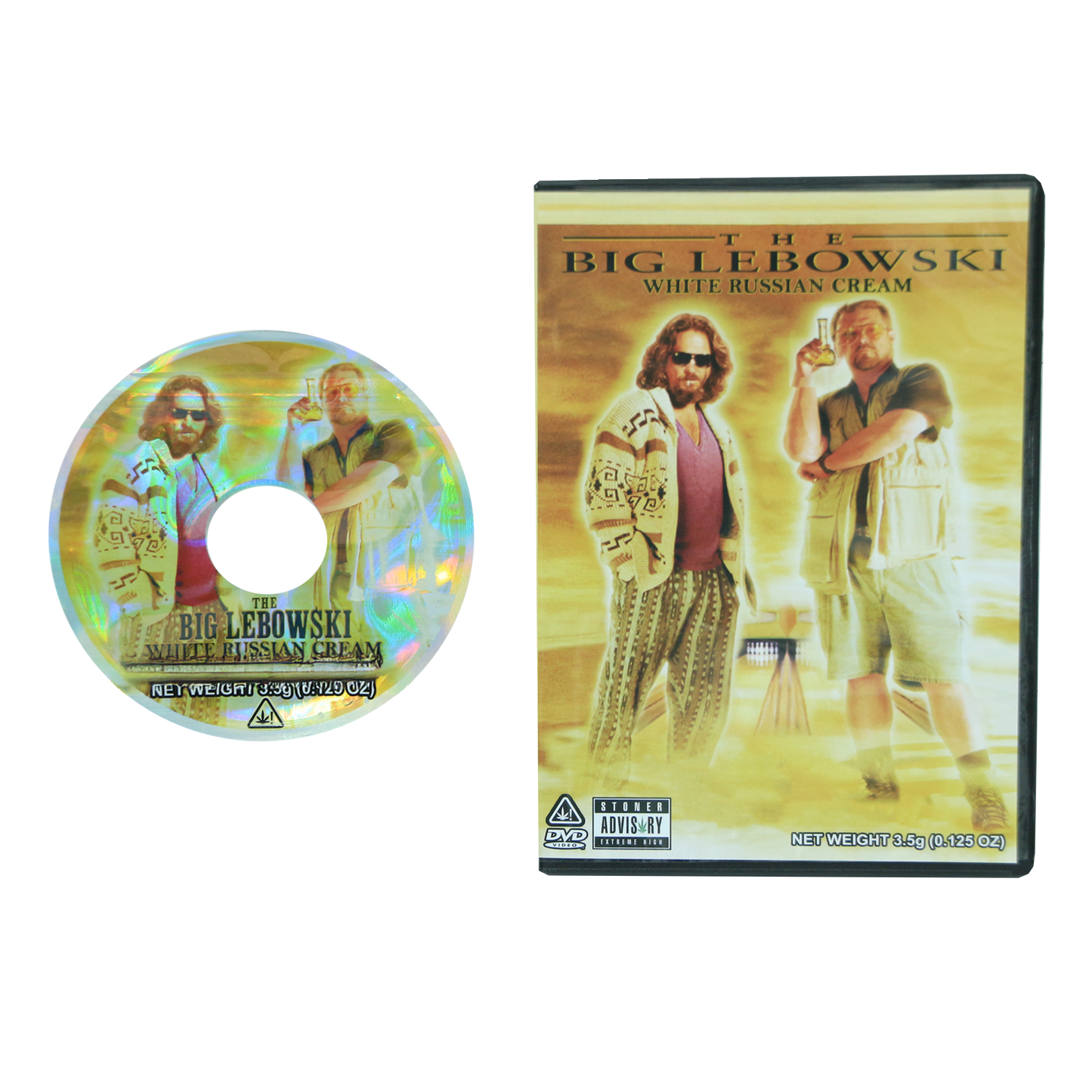 5 Count DVD Case & Mylar Bag - Design 041 - 3.5 Capacity