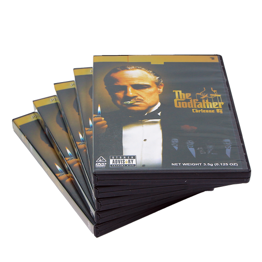 5 Count DVD Case & Mylar Bag - Design 042 - 3.5 Capacity