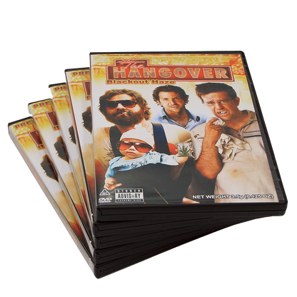 5 Count DVD Case & Mylar Bag - Design 043 - 3.5 Capacity