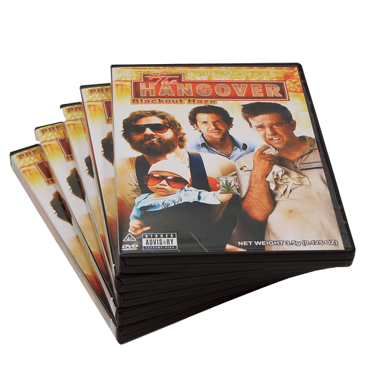 5 Count DVD Case & Mylar Bag - Design 043 - 3.5 Capacity