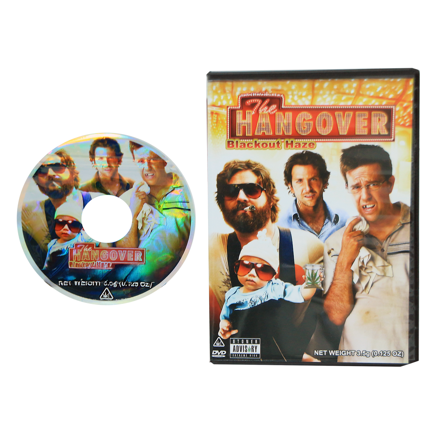 5 Count DVD Case & Mylar Bag - Design 043 - 3.5 Capacity