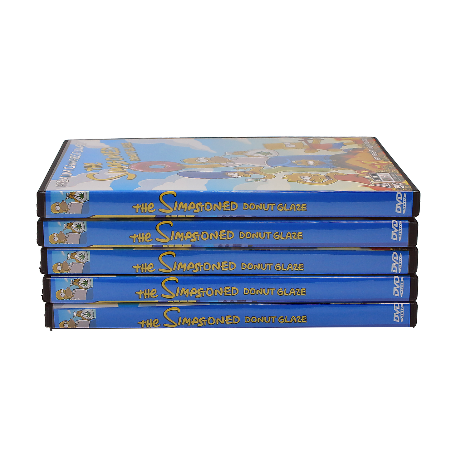 5 Count DVD Case & Mylar Bag - Design 044 - 3.5 Capacity