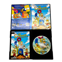 Mylar Bag Packaging for 'The Simpsons' themed cannabis product with colorful graphics and branding.