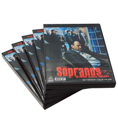 5 Count DVD Case & Mylar Bag - Design 045 - 3.5 Capacity