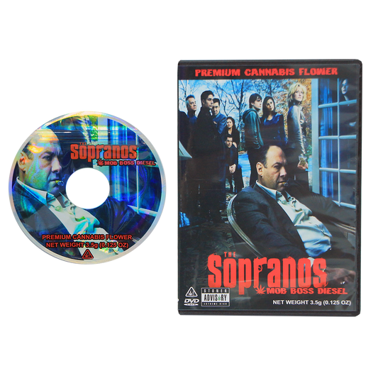 5 Count DVD Case & Mylar Bag - Design 045 - 3.5 Capacity