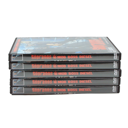 5 Count DVD Case & Mylar Bag - Design 045 - 3.5 Capacity