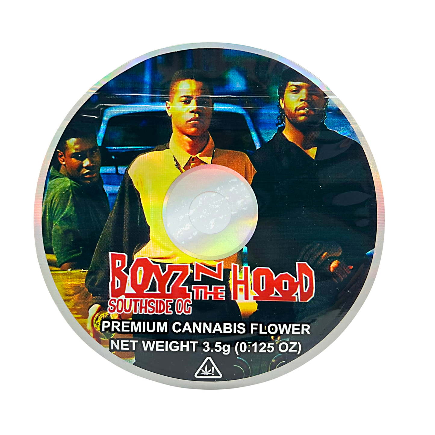 3.5g DVD Shaped Mylar Bag - Boyz in the Hood (50 Count)