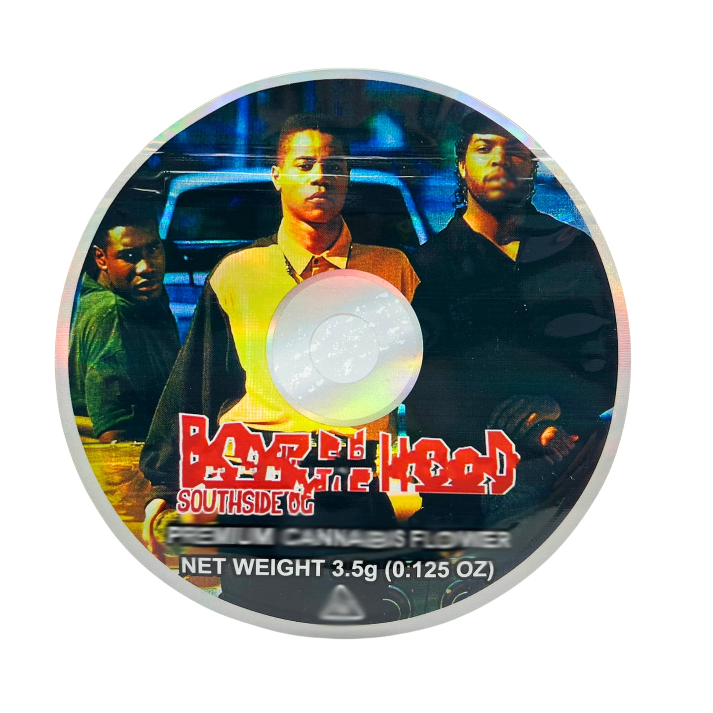 3.5g DVD Shaped Mylar Bag - Boyz in the Hood (50 Count)