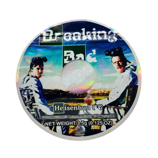 3.5g DVD Shaped Mylar Bag - Breaking Bad (50 Count)