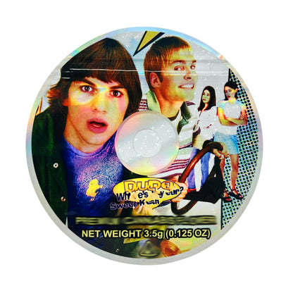 3.5g DVD Shaped Mylar Bag - Dude Where is My Car Sweet Kush (50 Count)