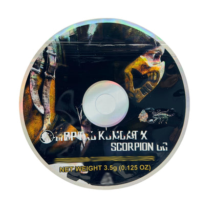 3.5g DVD Shaped Mylar Bag - Mortal Kombat X Scorpion OG (50 Count)