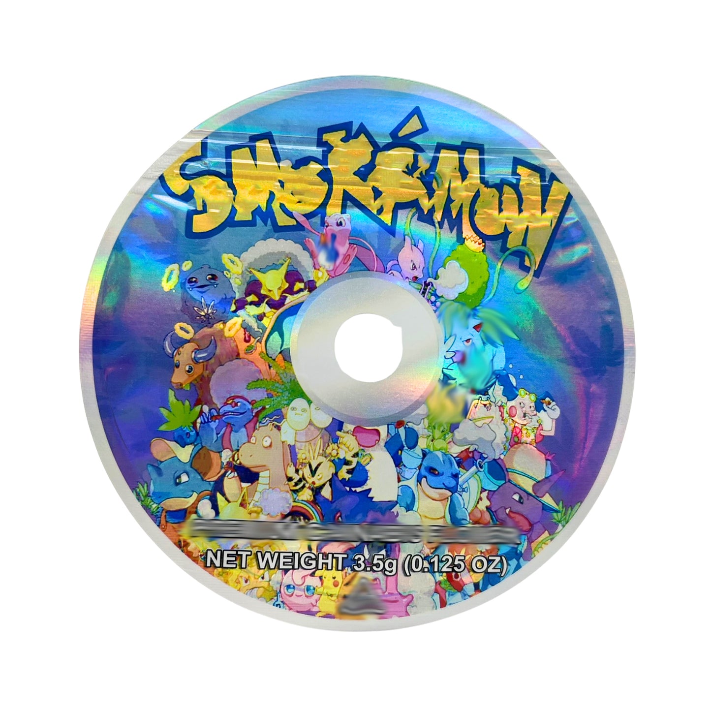 3.5g DVD Shaped Mylar Bag - Smokemon (50 Count)