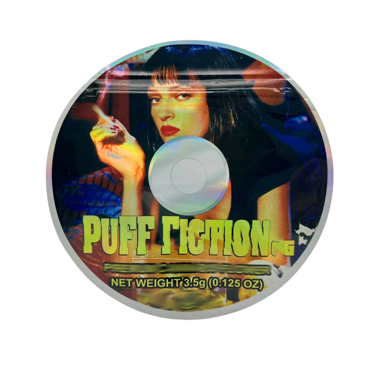 3.5g DVD Shaped Mylar Bag - Puff Fiction OG (50 Count)