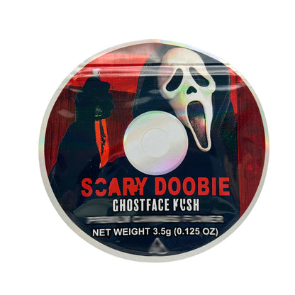3.5g DVD Shaped Mylar Bag - Scary Doobie Ghostface Kush (50 Count)