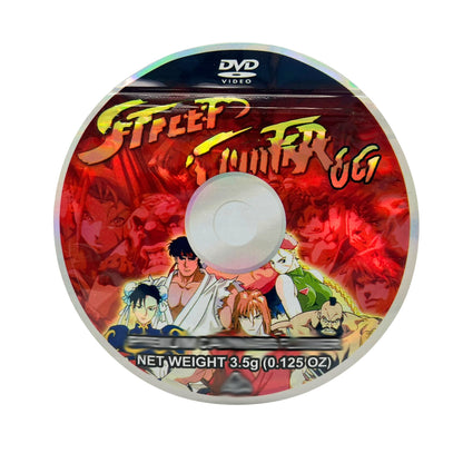 3.5g DVD Shaped Mylar Bag - Street Fighter OG (50 Count)