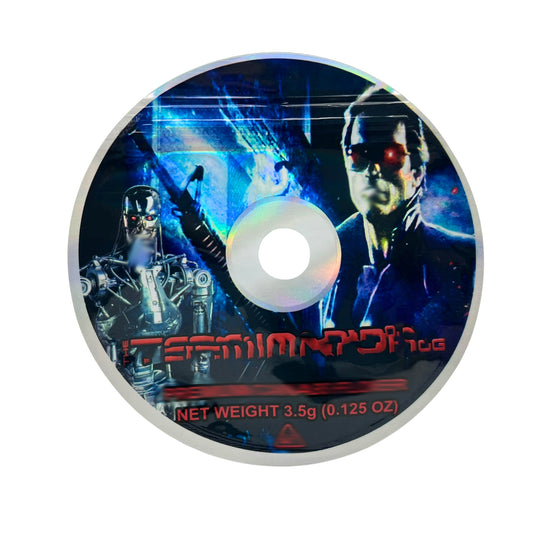 3.5g DVD Shaped Mylar Bag - Terminator OG (50 Count)