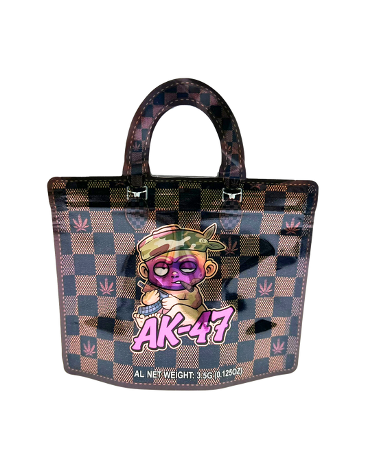 50 Count 4.5" - 3.5" Handbag-Style Mylar Bags AK