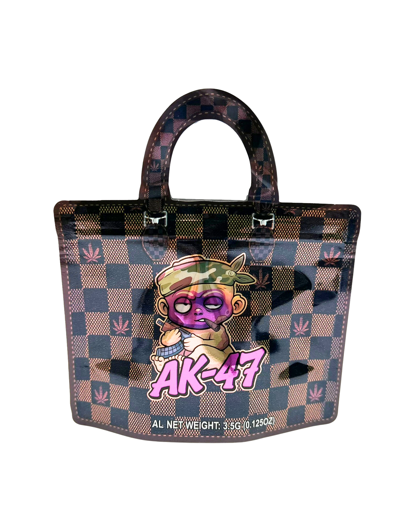 50 Count 4.5" - 3.5" Handbag-Style Mylar Bags  AK