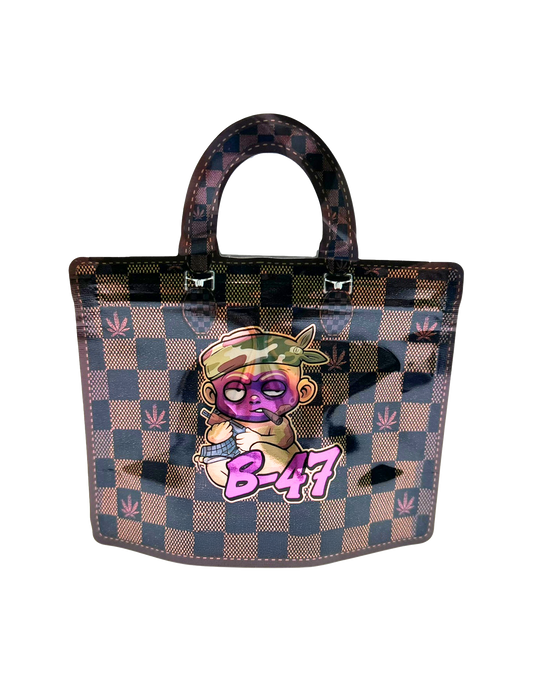 (50 Count) Handbag-Style Decorative Zip Foil Pouches – 9 Style Selection (A)