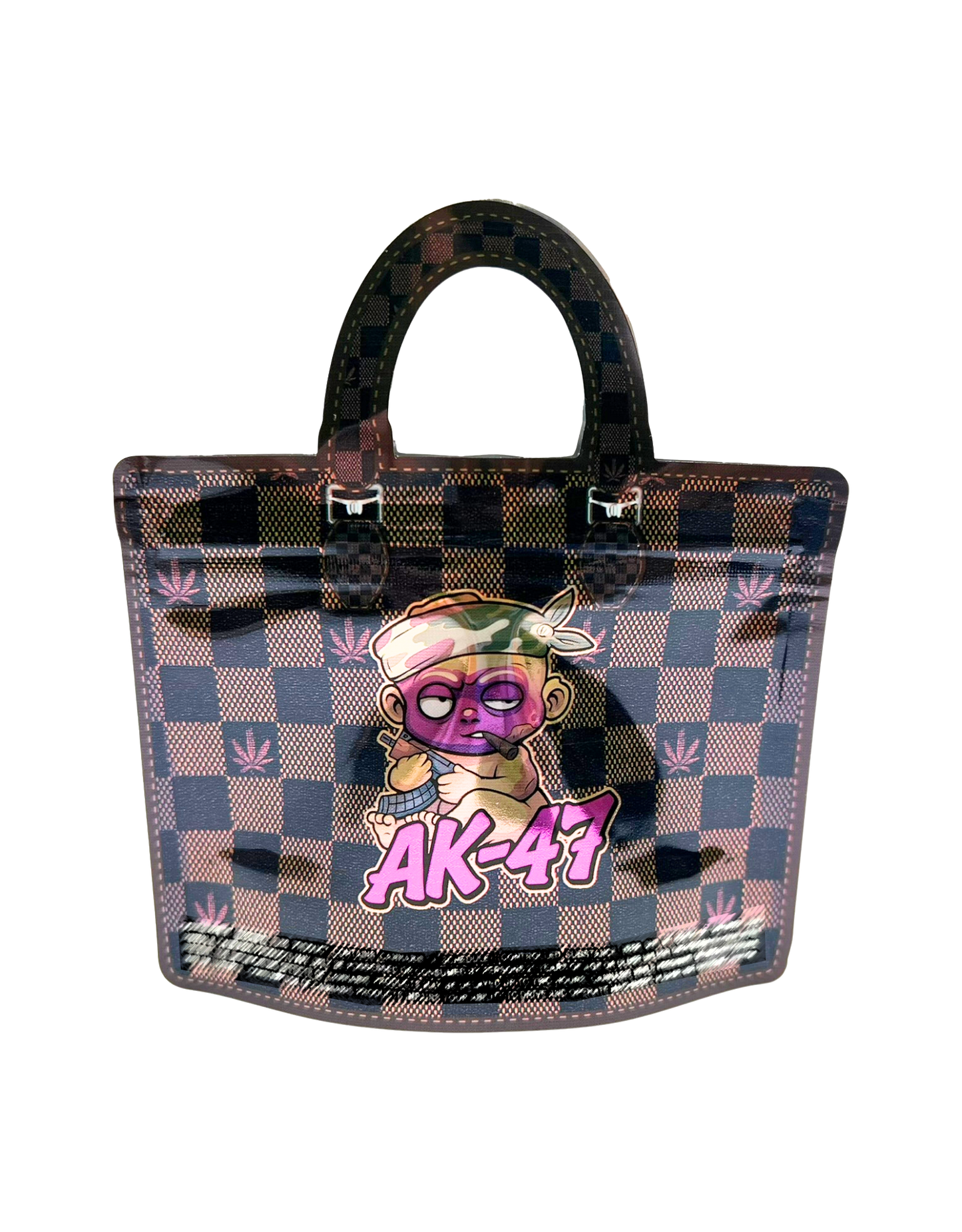 50 Count 4.5" - 3.5" Handbag-Style Mylar Bags  AK