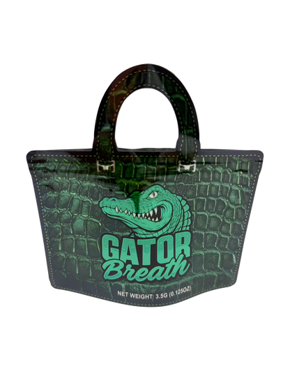 50 Count 4.5" - 3.5" Handbag-Style Mylar Bags  Gator Breath