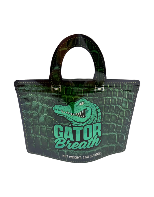 50 Count 4.5" - 3.5" Handbag-Style Mylar Bags  Gator Breath