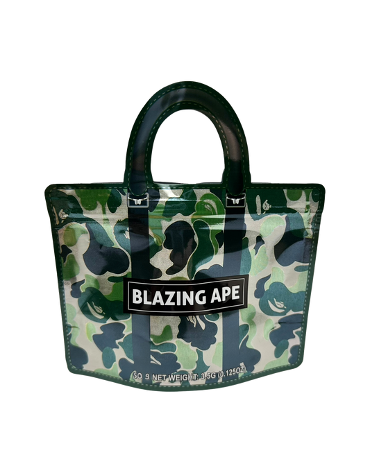 50 Count 4.5" - 3.5" Handbag-Style Mylar Bags  Blazing Ape Camouflage