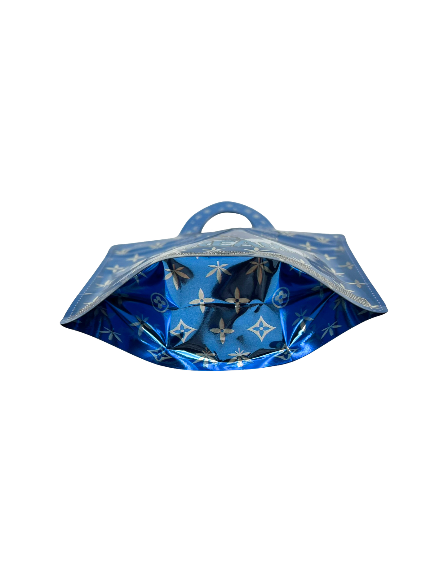 50 Count 4.5" - 3.5" Handbag-Style Mylar Bags  Blue Dream