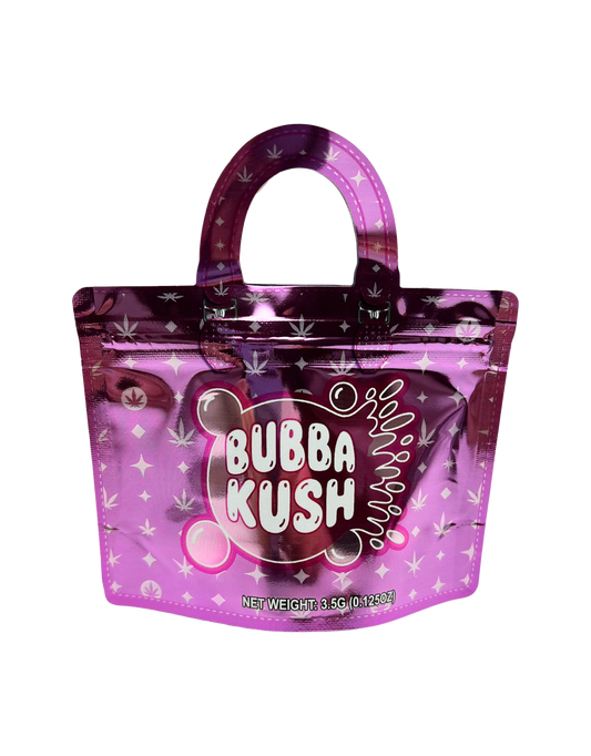 50 Count 4.5" - 3.5" Handbag-Style Mylar Bags  Bubba