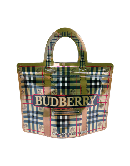 50 Count Decorative Handbag-Style Zip-Seal Foil Pouches (3.5"x4.5") Berry Pattern