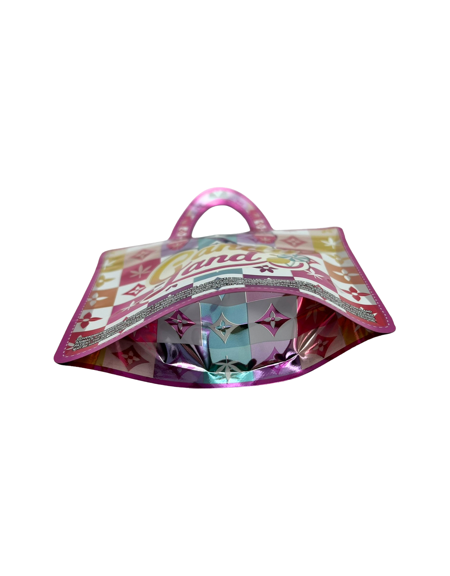 50 Count 4.5" - 3.5" Handbag-Style Mylar Bags  Candy Land