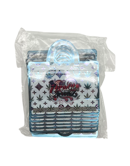 50 Count 4.5" - 3.5" Handbag-Style Mylar Bags  Candy R