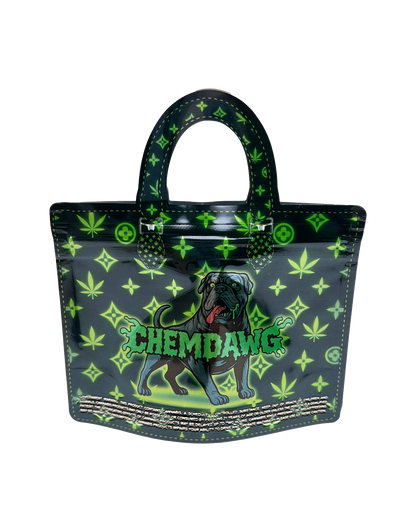 50 Count 4.5" - 3.5" Handbag-Style Mylar Bags  Chem