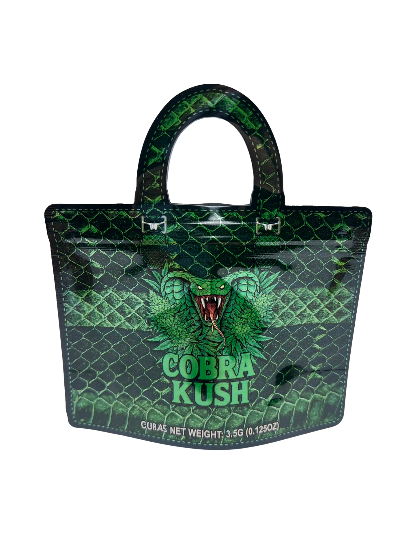 50 Count 4.5" - 3.5" Handbag-Style Mylar Bags  Cobra