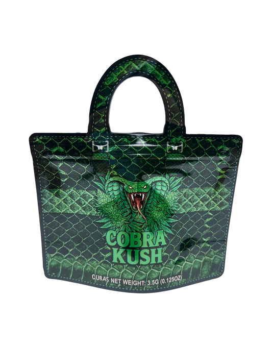 50 Count 4.5" - 3.5" Handbag-Style Mylar Bags  Cobra